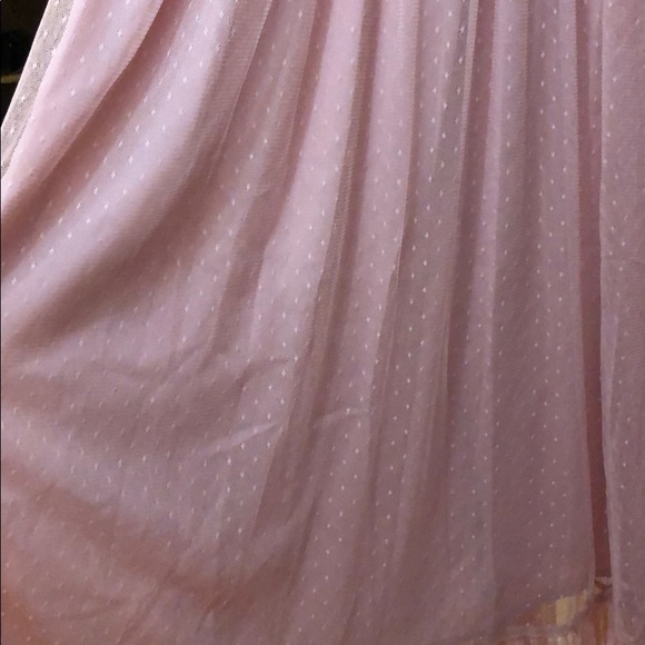 sold 🆕 Mesh Overlay Ruffle Hem Dress - Picture 6 of 7